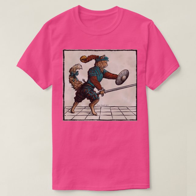 T-shirt Maowrozzo Sword et Buckler (Design devant)