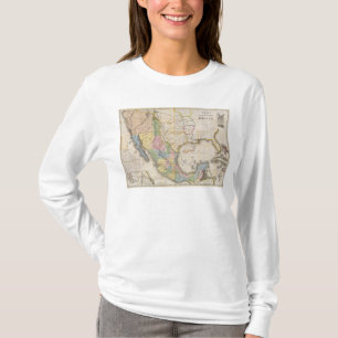 T-shirt Mapa de los Estados Unidos De Mejico