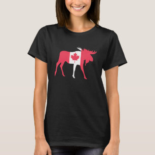 T-shirt Maple Leaf Animal Drapeau canadien Canada