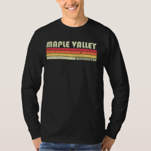 T-shirt Maple Valley Wa Washington Drôle Cité Maison Racin