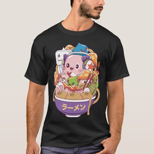 T-shirt Maple World Monsters Ramen (Devant)