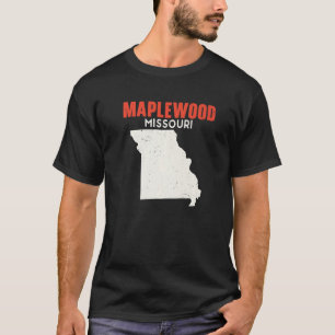T-shirt Maplewood Missouri USA State America Travel Missou