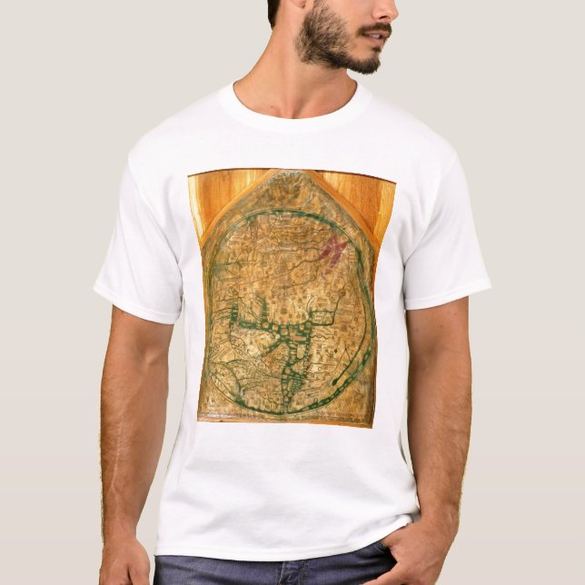 T-shirt Mappa Mundi, c.1290 (Devant)