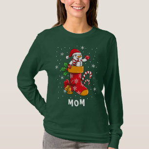 T-shirt Mapper famille Noël Fête Maman Nom personnalisé
