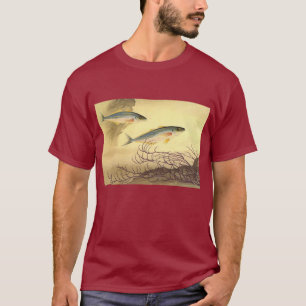 T-shirt Maquereau Poisson nager dans l'océan