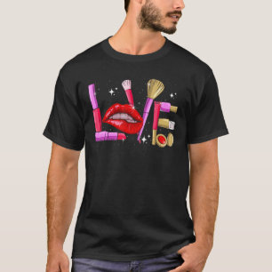 T-shirt Maquillage Artiste Aimer Mode Cosmétique