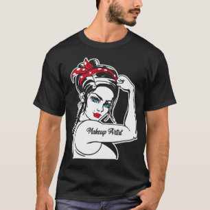 T-shirt Maquillage Artiste Maquillage Rosie La broche Rive