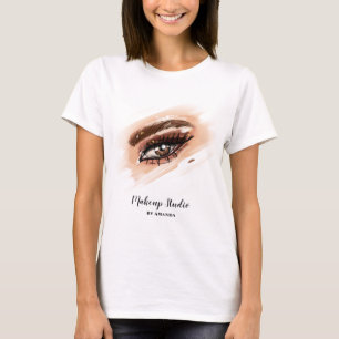 T-shirt Maquillage Artiste Yeux Brown Lashes