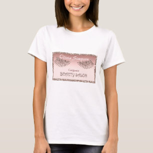 T-shirt Maquillage Artiste Yeux Lashes Parties scintillant