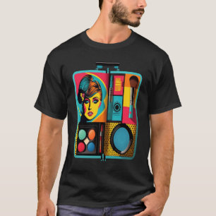 T-shirt Maquillage cool Artist Pop Maquillage Kit Maman 3