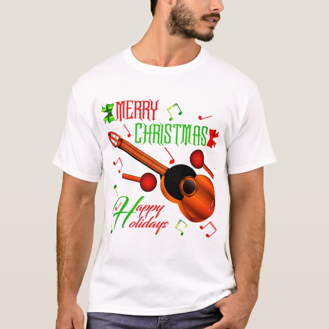 T-shirt Marac et Cuatro Trini Noël (Devant)