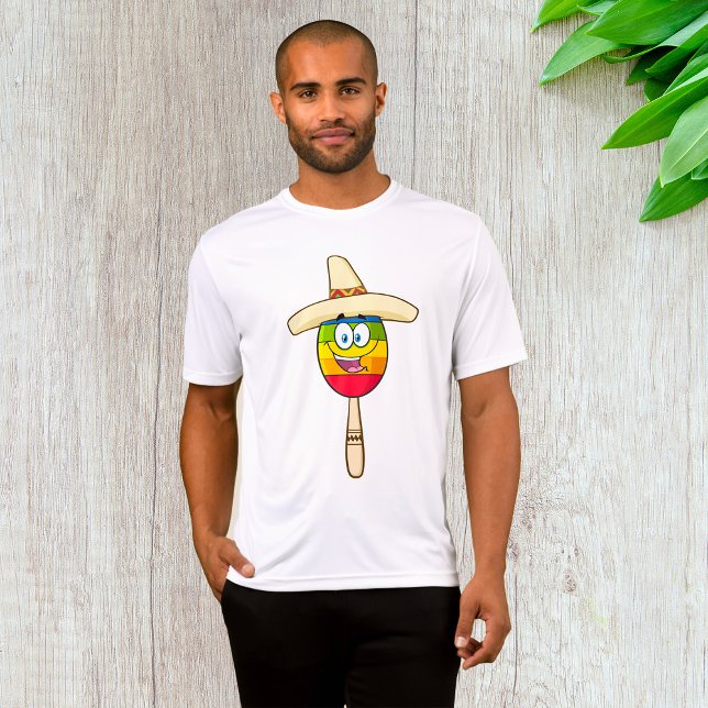T-shirt Maraca with Sombrero Colorful Fiesta (Créateur téléchargé)