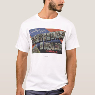 T-shirt Marais d'Okefenokee, la Géorgie - grandes scènes