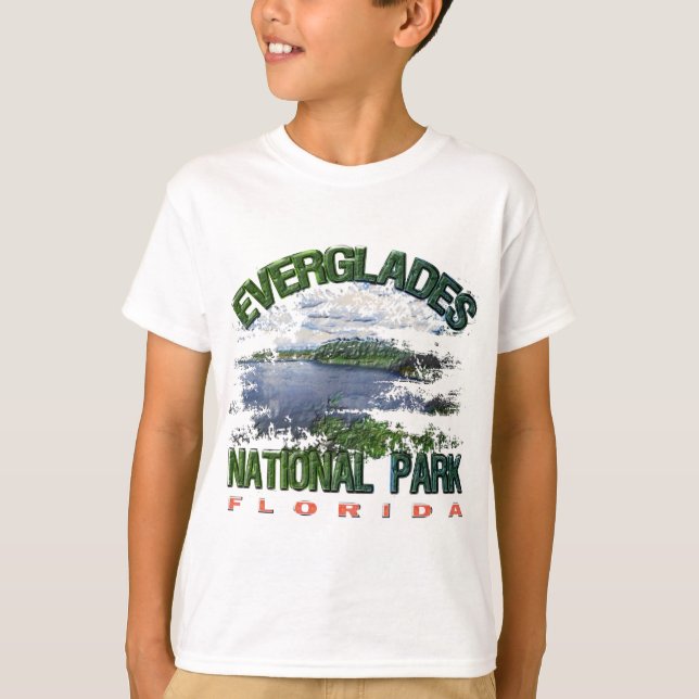 T-shirt Marais parc national, la Floride (Devant)