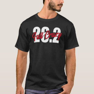 T-shirt Marathon 26 2 Miles Full Crazy Running Cool