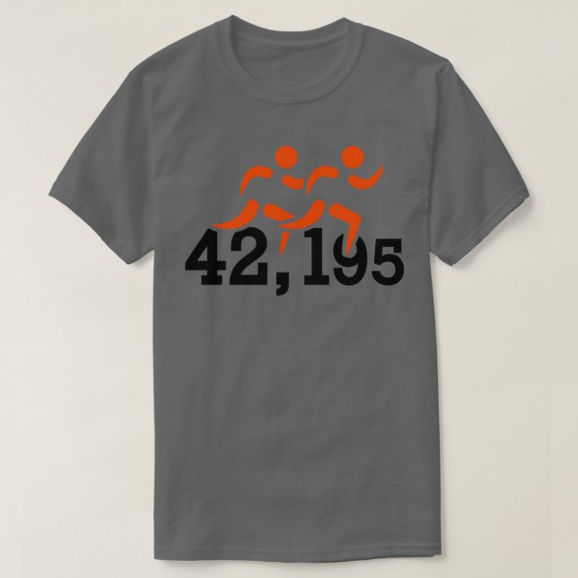 T-shirt Marathon 42195 km (Design devant)