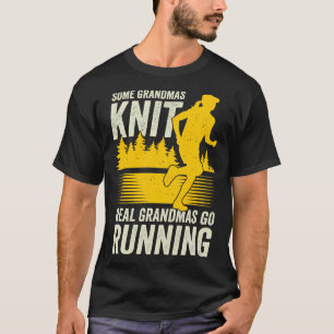 T-shirt Marathon Courir Grand-mère Grand-mère Cadeau