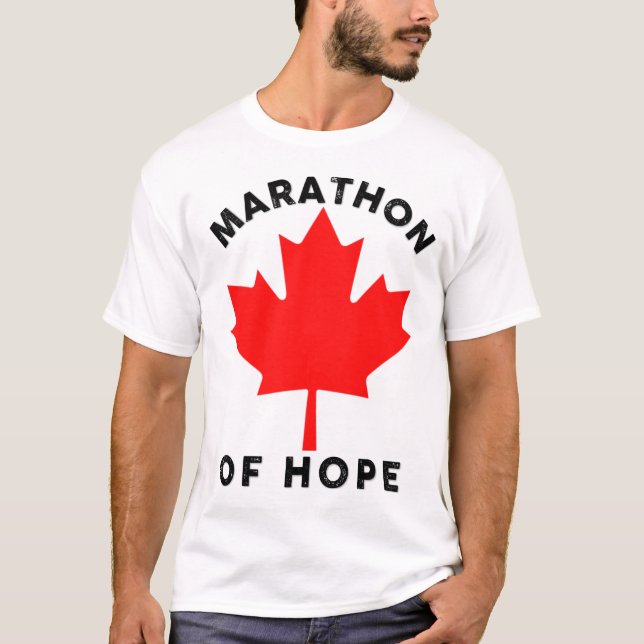 T-shirt Marathon de Hope  (Devant)
