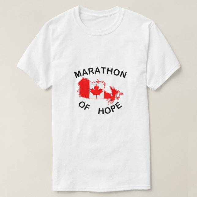 T-shirt marathon de terry fox espoir Marathon du Canada (Design devant)