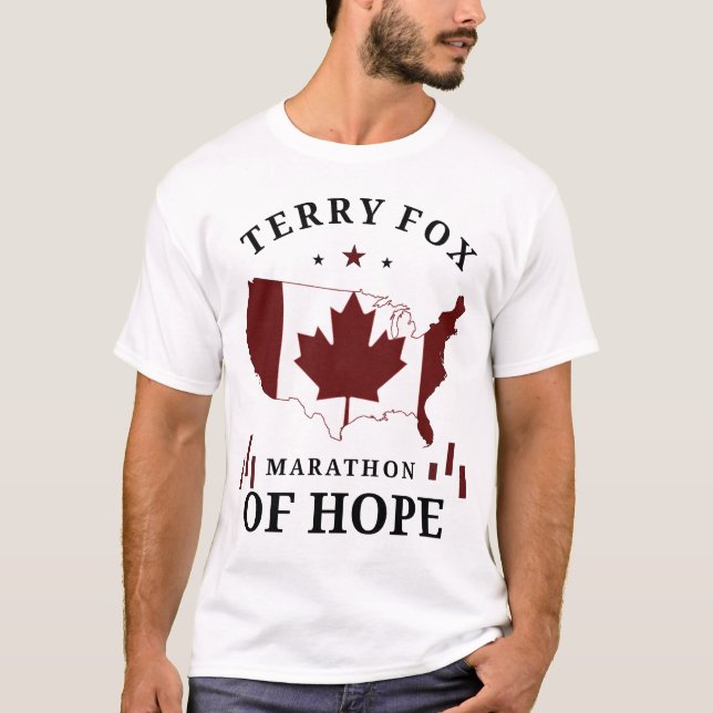 T-shirt Marathon d'espoir Terry Fox Marathon d'espoir Cana (Devant)