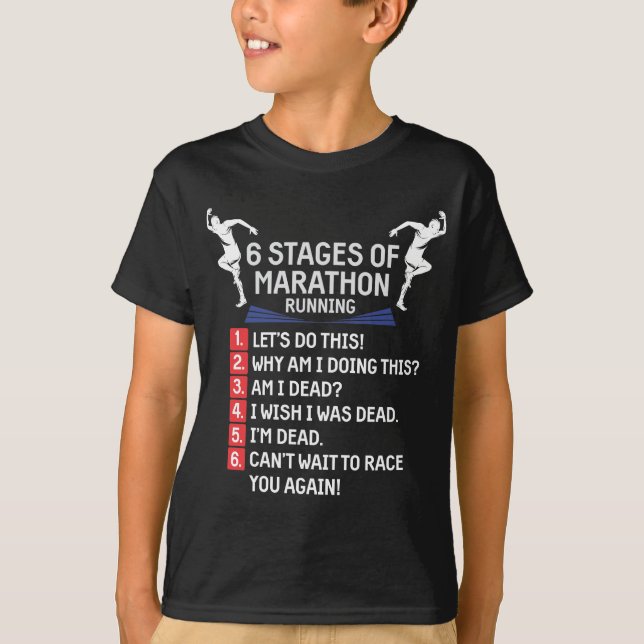 T-shirt Marathon marathon de course de Humour marathonien (Devant)