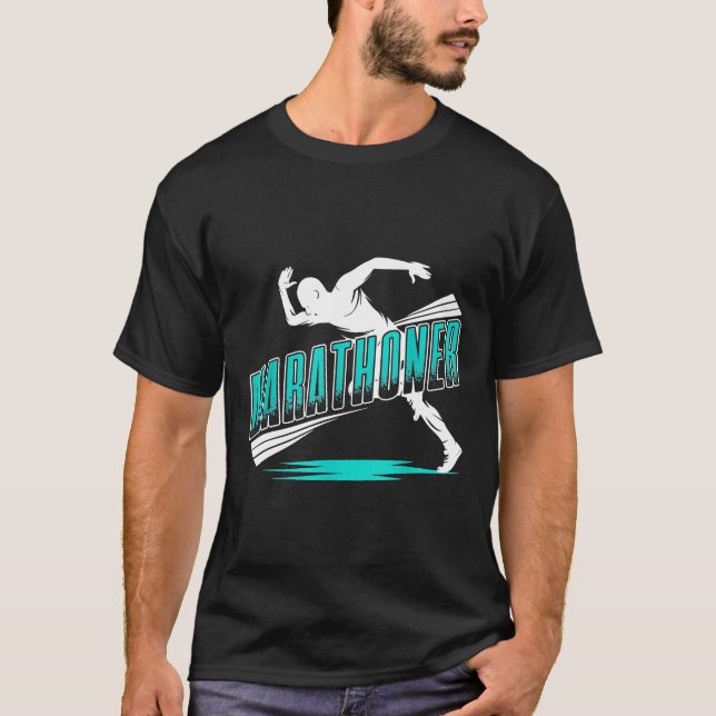 T-shirt Marathon Runner (Devant)