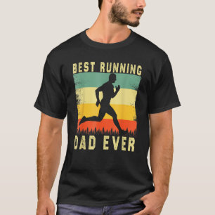 T-shirt Marathon Runner Rad Papa Entraîneur Meilleur Coure