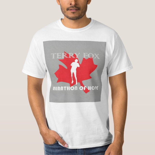T-shirt " Marathon Terry Fox De L'Espoir " (Devant)