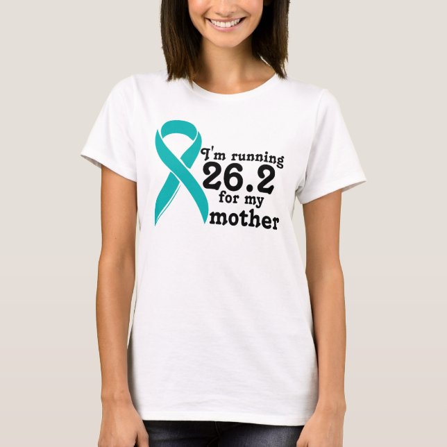 T-shirt Marathonien pour le Cancer ovarien (Devant)