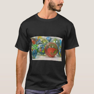 T-shirt Marbres de verre coloré Art
