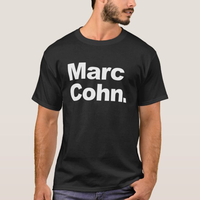 T-shirt Marc Cohn Singer (Devant)