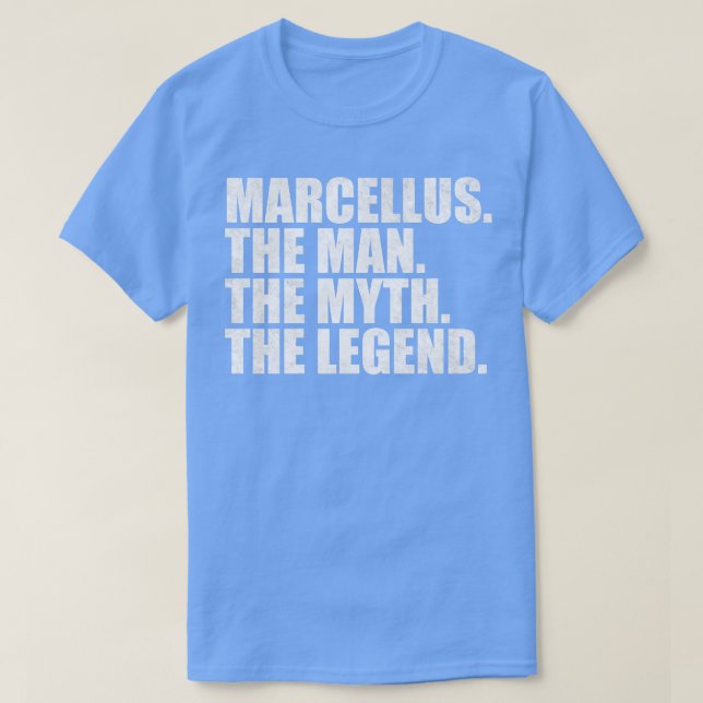 T-shirt Marcellus Marcellus Nom Marcellus prénom (Design devant)