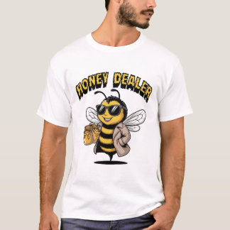 T-shirt Marchand de miel : cadeau de papa apiculteur, abei