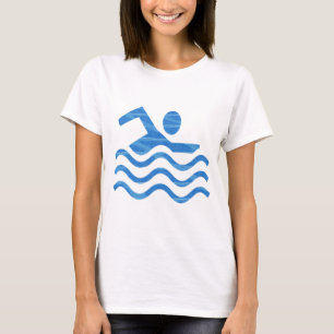 T-shirt Marchandises de clubs de natation