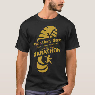 T-shirt Marchandises d'événement promotionnel de marathon