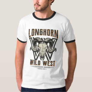 T-shirt Marchandises en cuir sauvage