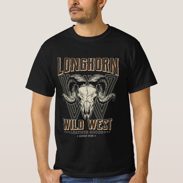 T-shirt Marchandises en cuir sauvage (Devant)