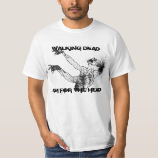 T-shirt Marchant complètement, but pour la tête