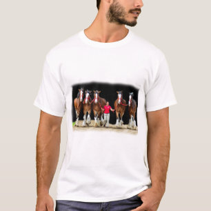 T-shirt Marchant les chevaux