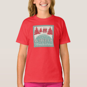 T-shirt Marche au pays des merveilles d'hiver