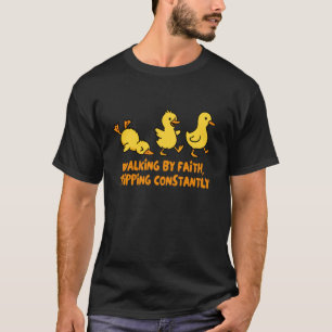 T-shirt Marche chrétienne inspirante par la foi en trébuch