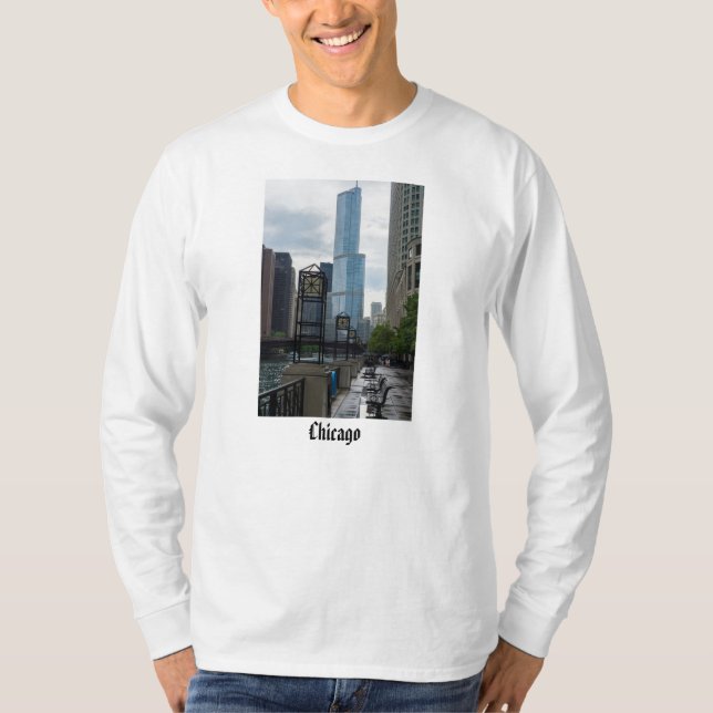 T-shirt Marche de Chicago River (Devant)