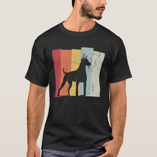 T-shirt Marche de Doberman (Devant)