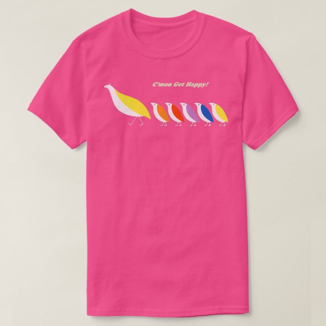 T-shirt Marche De La Famille De Partridge Des Partridges  (Design devant)