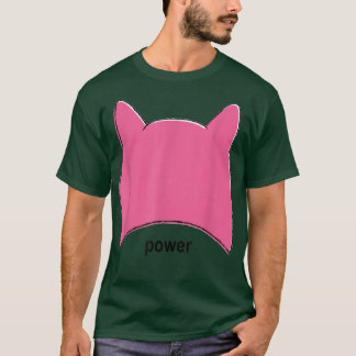 T-shirt Marche des femmes du pouvoir de la Pussyhat Pussyh