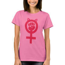 Marche des femmes féministes du premier coup rose