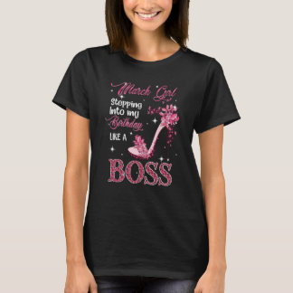 T-shirt Marche Fille Entrant Dans Mon Anniversaire Comme U