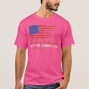T-shirt Marche pour la vie Amérindien T