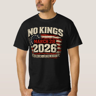 T-shirt Marche sans rois 28 mars 2026 Protestation