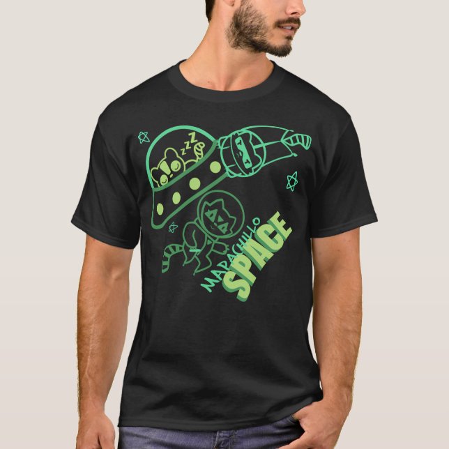 T-shirt Marche spatiale Mapachillo (Devant)